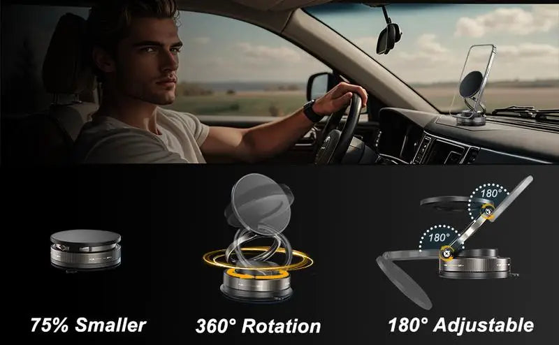 360° Magnetic Car Phone Holder