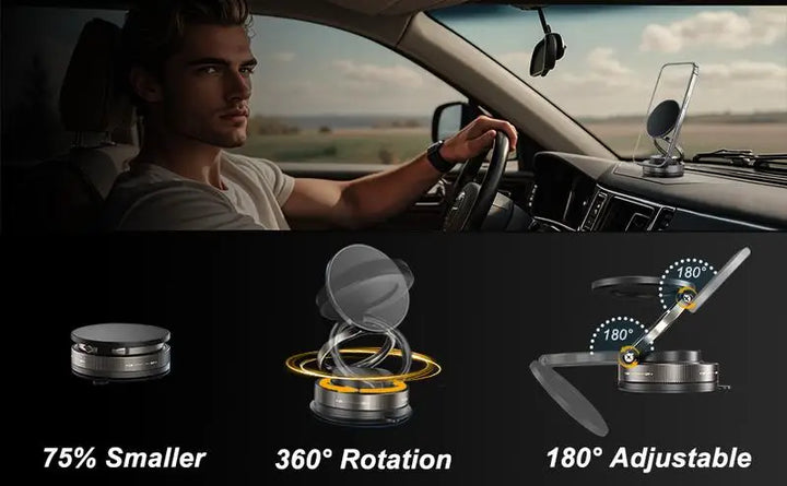 360° Magnetic Car Phone Holder