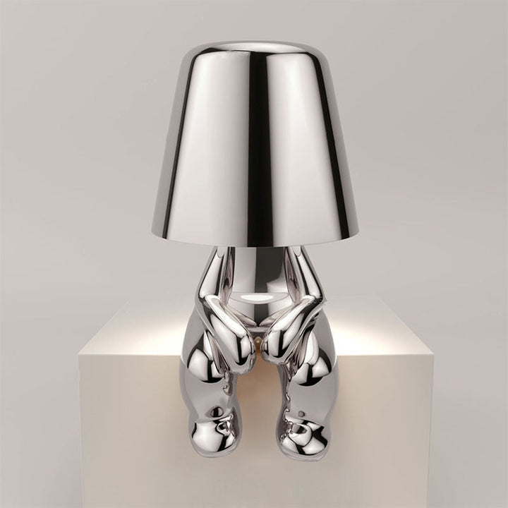Modern Gold Metal LED Table Lamp | Kalsten