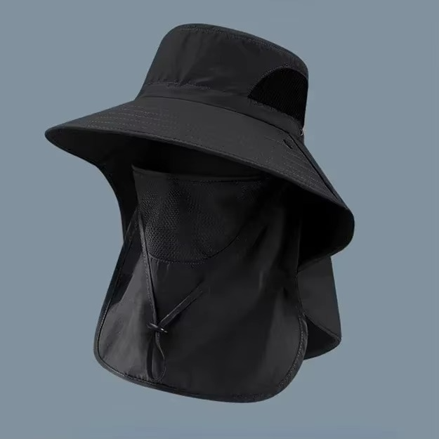 Kalsten | UV Protection Outdoor Sun Hat with Wide Brim and Neck Flap for Hiking, Fishing, and Camping