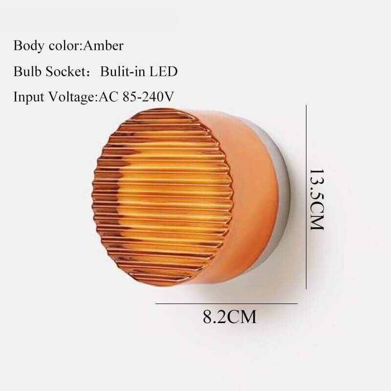 Futuristic and unique solid Plexiglass wall lamp | Kalsten