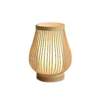 Zen-Inspired Bamboo Table Lamp for Bedroom and Living Room | Kalsten