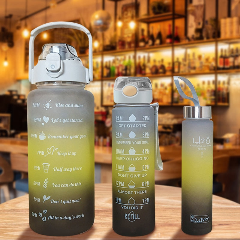 All Day Hydrate Time Marker Water Bottle | Kalsten