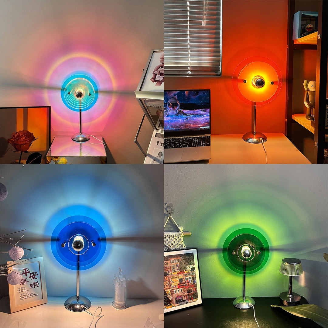 Sunset Atmosphere Rainbow Table Lamp | Kalsten