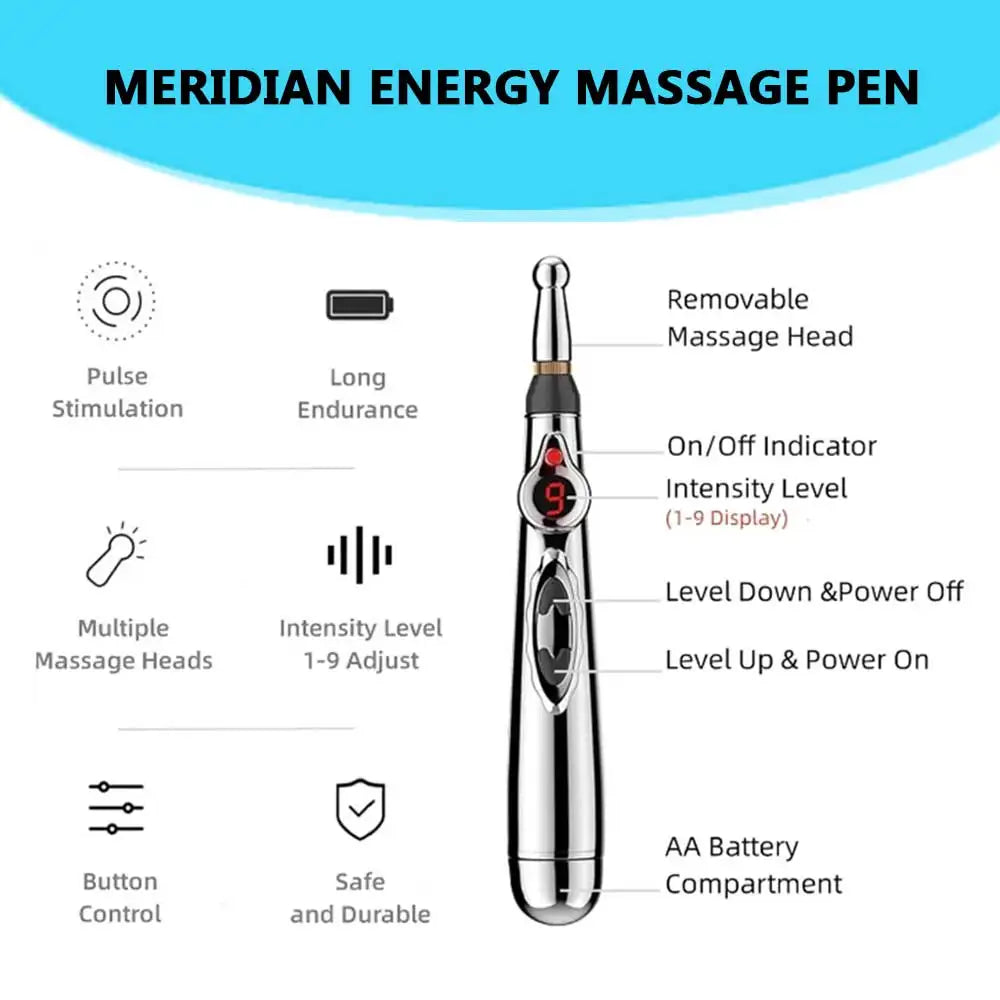 Kalsten | Multifunctional Acupuncture Massage Pen - 5 Heads