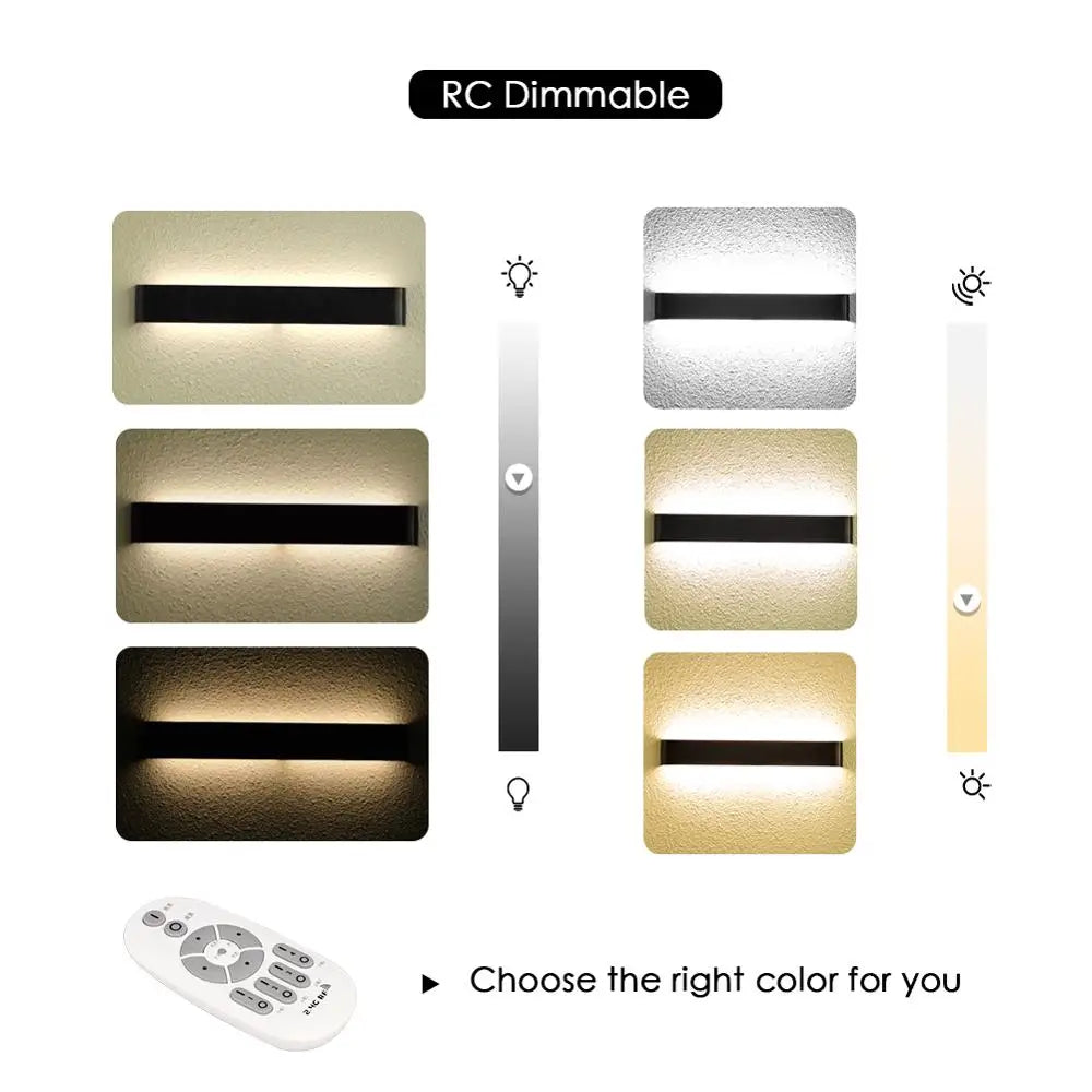Dimmable LED Wall Sconce Light - Modern Wall Lamp for Living Room Bedroom | Kalsten