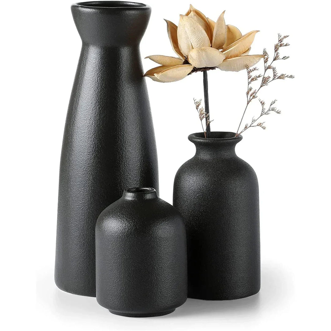 Aardstijl Ceramic Vase Set of 3 for Modern Boho Interiors | Kalsten
