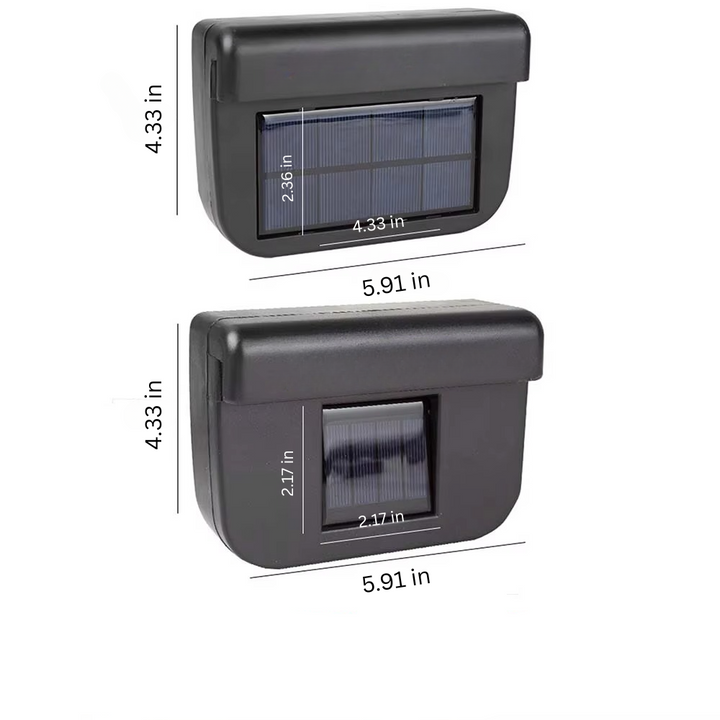 Solar-Powered Car Ventilation Fan for Odor and Smoke Elimination | Kalsten