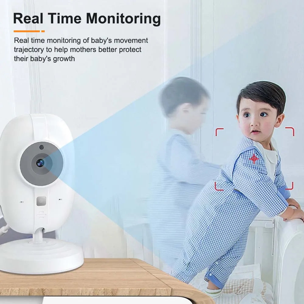 Kalsten | 3.5-Inch Video Baby Monitor with Night Vision, Temperature Display and Two-Way Audio