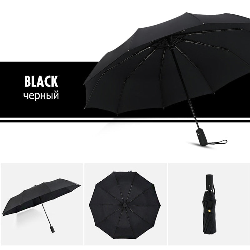Kalsten | StormShield Automatic Umbrella – Windproof Storm Umbrella with Reversed Closing Mechanism