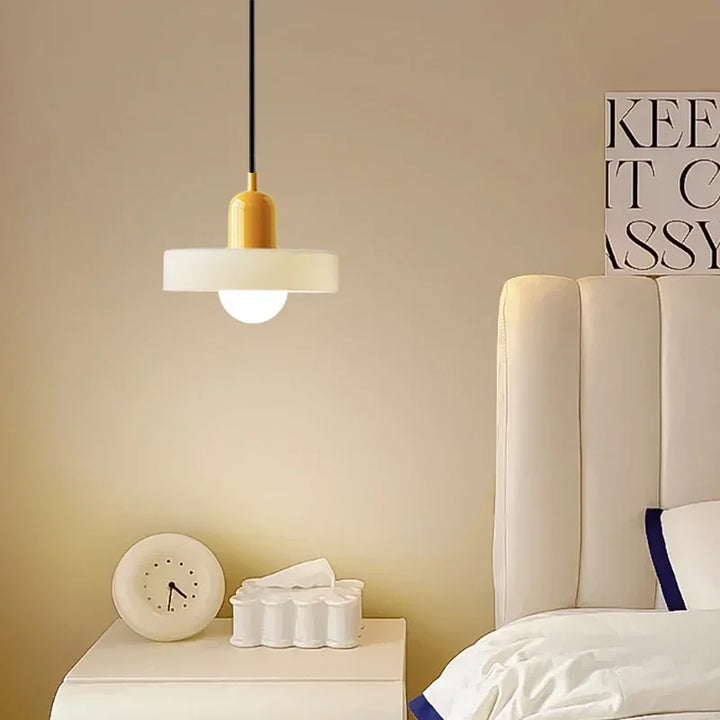 Nordic Glass Pendant Light – Modern LED Hanging Light for Living Room, Bedroom, Dining Room, and Bar, 3 Candy Colors | Kalsten