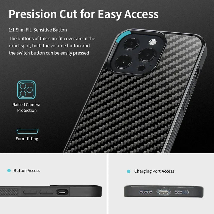 Kalsten | Magsafe Carbon Fiber Shockproof iPhone Case