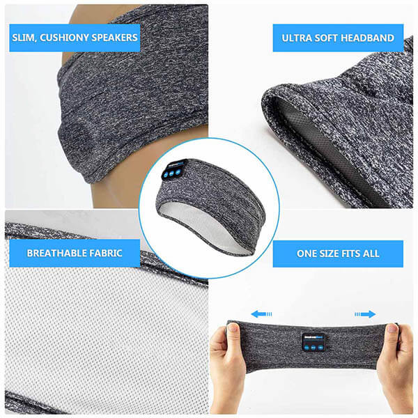 SymphonyBand Sleep Band with Wireless Headphones – Comfortable Sleeping & Relaxing | Kalsten