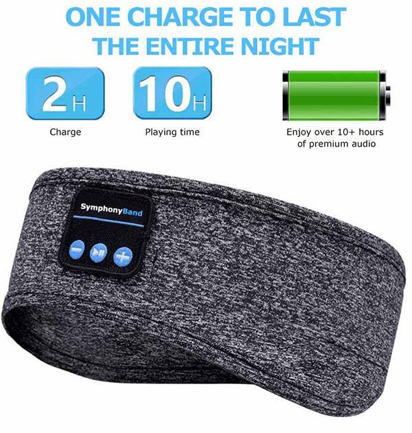 SymphonyBand Sleep Band with Wireless Headphones – Comfortable Sleeping & Relaxing | Kalsten