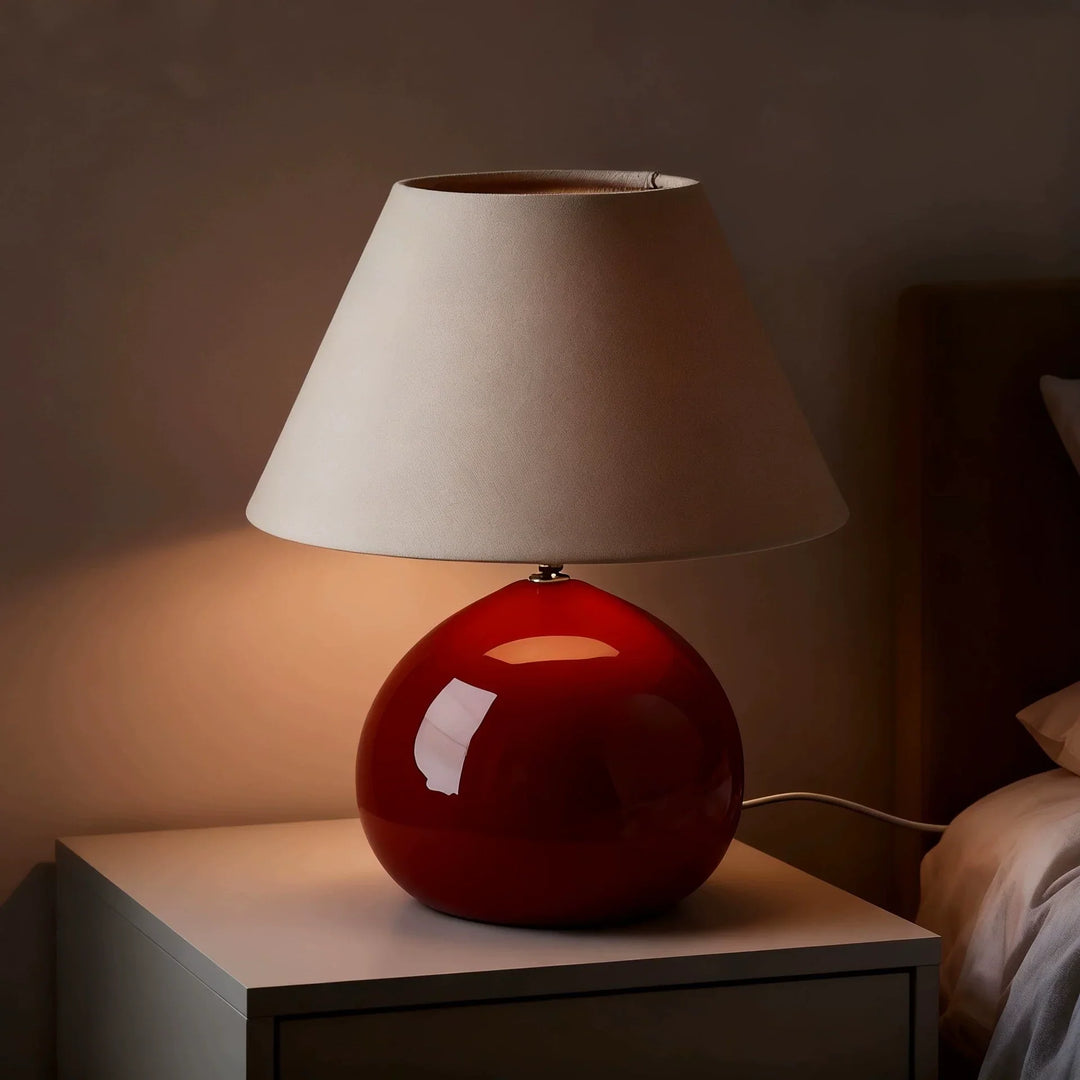 French Vintage Chestnut-Style Table Lamp | Kalsten