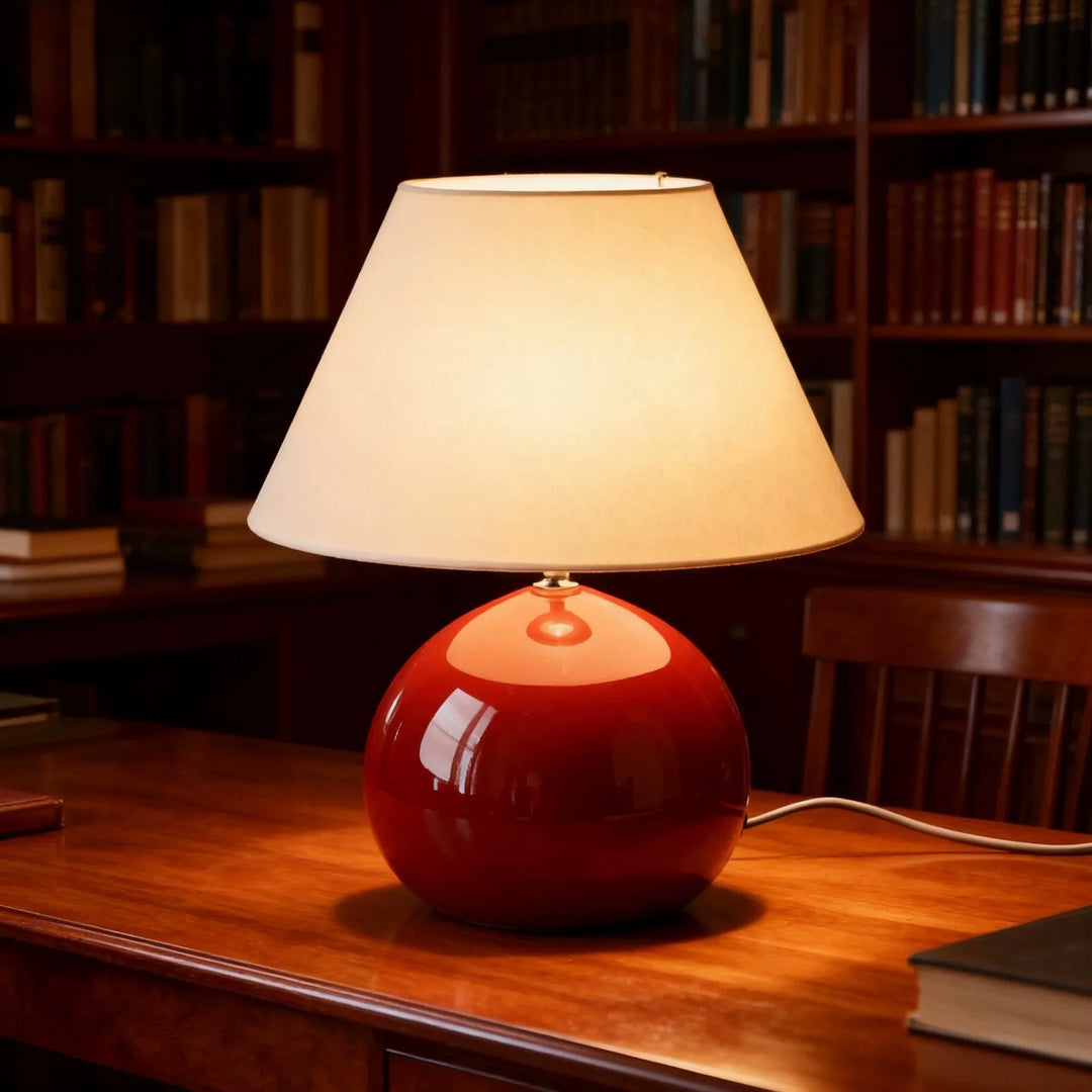 French Vintage Chestnut-Style Table Lamp | Kalsten