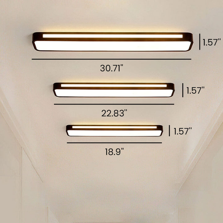 Kalsten | Minimalist LED Ceiling Lamp made of Iron and Acrylic