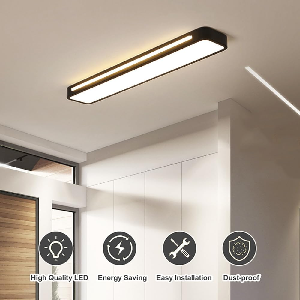 Kalsten | Minimalist LED Ceiling Lamp made of Iron and Acrylic