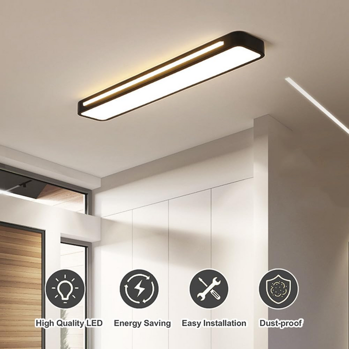 Kalsten | Minimalist LED Ceiling Lamp made of Iron and Acrylic