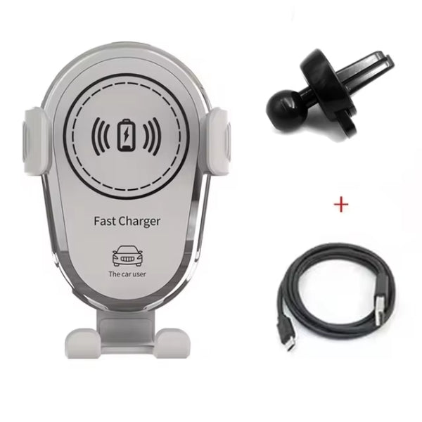 Fast Wireless Car Charger & Phone Mount