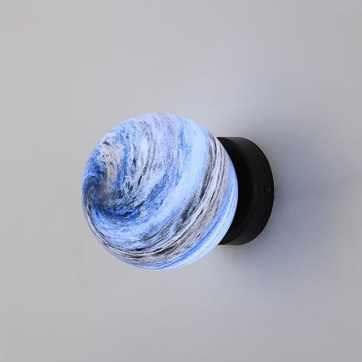 Modern Glass Globe Ceiling Light Kalsten