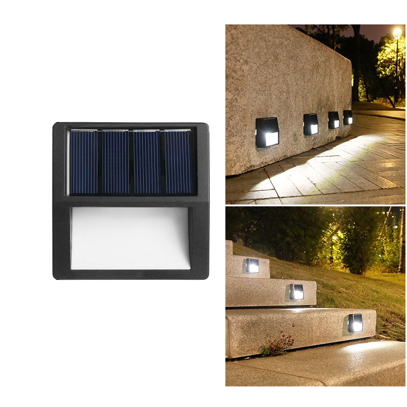Outdoor Solar Round Square LED Waterproof Patio Step Light | Kalsten