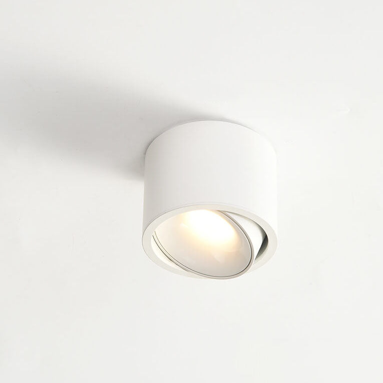 Flush Mount Ceiling Light Aluminum 3.7 in Small 12W Modern Hallway Bedroom Living Room LED Fixture | Kalsten
