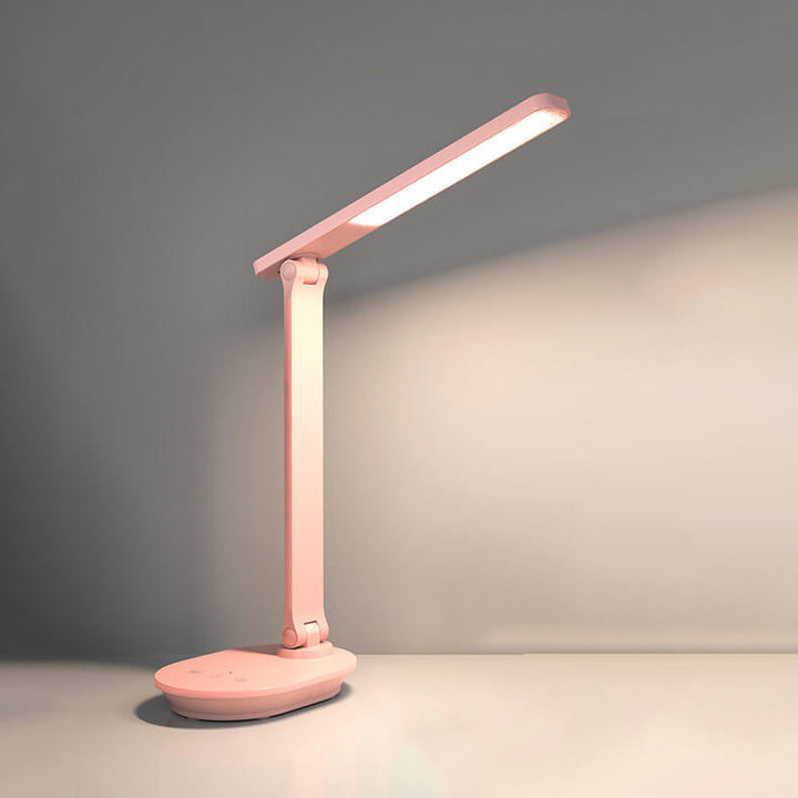 Modern Double Folding Eye Care Wireless Rechargeable LED Desk Lamp | Kalsten