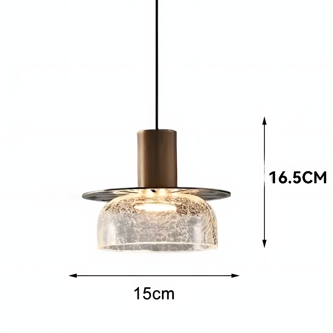 Modern Glass Double Head Pendant Light | Kalsten