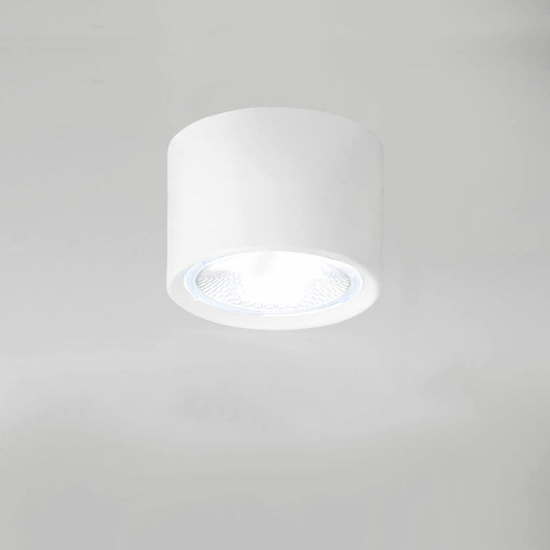 Flush Mount Light Iron 4.7 in 12W White Modern Ceiling Fixture Living Room Bedroom Lighting | Kalsten