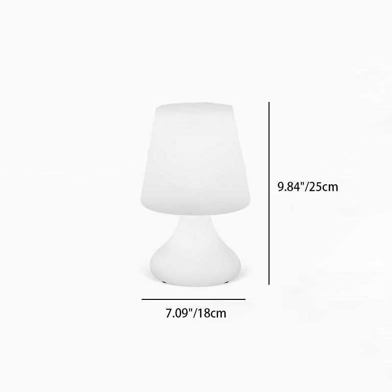 Modern Minimalist PE Cup Shape USB LED Table Lamp Night Light For Outdoor Patio | Kalsten