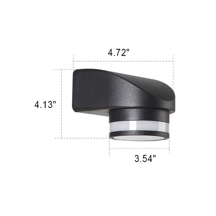 Modern Cylindrical Die-Cast Aluminum LED Waterproof Outdoor Garden Wall Light | Kalsten