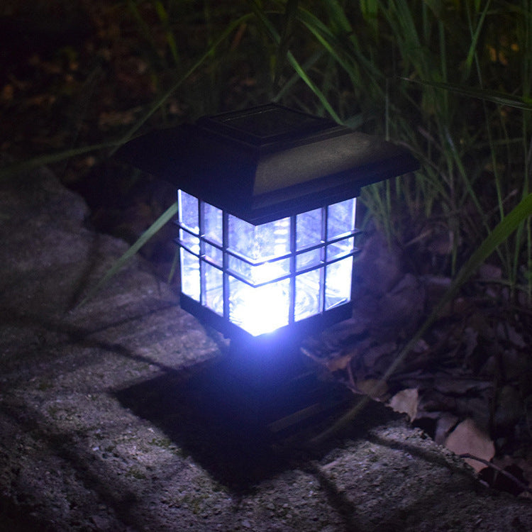 Modern Simplicity Solar Square Pillar LED Outdoor Lawn Landscape For Garden | Kalsten