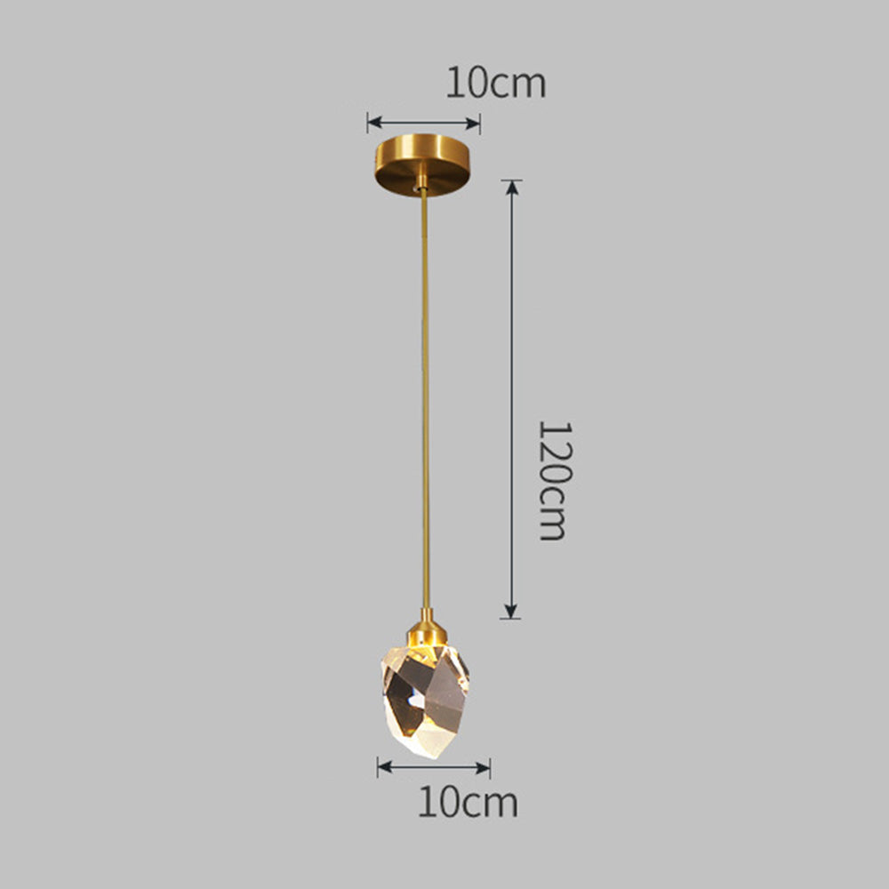 Creative Modern Crystal Gold Raindrop Chandelier | Kalsten