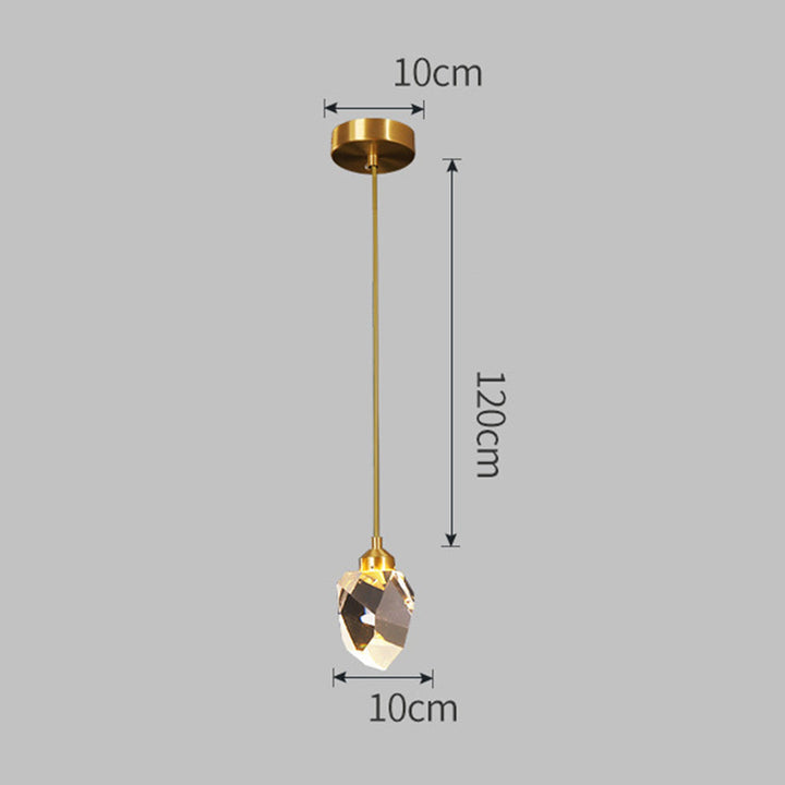 Creative Modern Crystal Gold Raindrop Chandelier | Kalsten