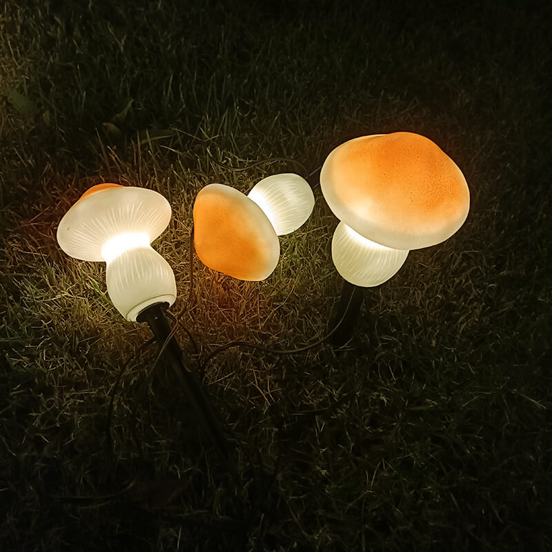 Solar Outdoor Mushroom Shape LED Garden Lawn Ground Insert Landscape Light | Kalsten