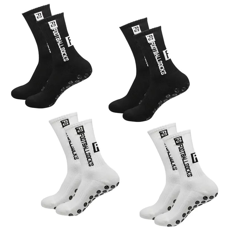 Skanto | 4 Pairs Football Socks Sports Grip Rubber Sole Socks