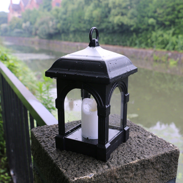 Traditional European Solar Waterproof House Cubic Plastic LED Landscape Lighting Outdoor Light For Garden | Kalsten