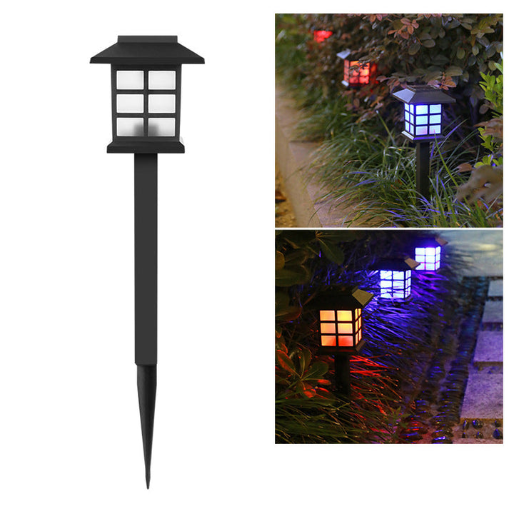 Traditional Rustic Waterproof Solar House ABS LED Outdoor Landscape Light For Garden | Kalsten