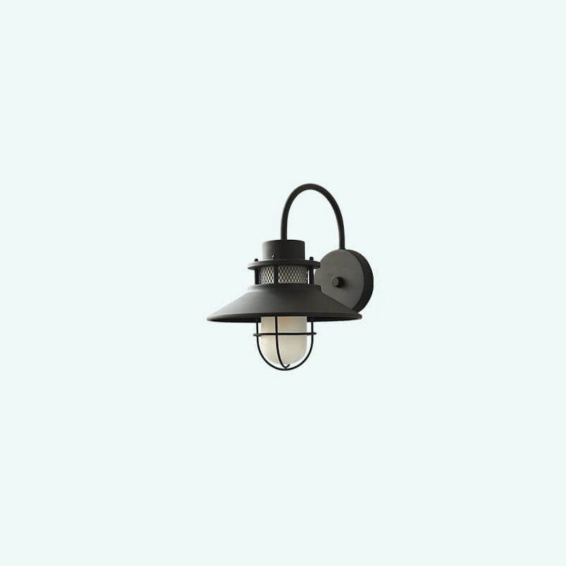 Outdoor Waterproof Iron Body 1-Light Outdoor Wall Sconce Lamp | Kalsten