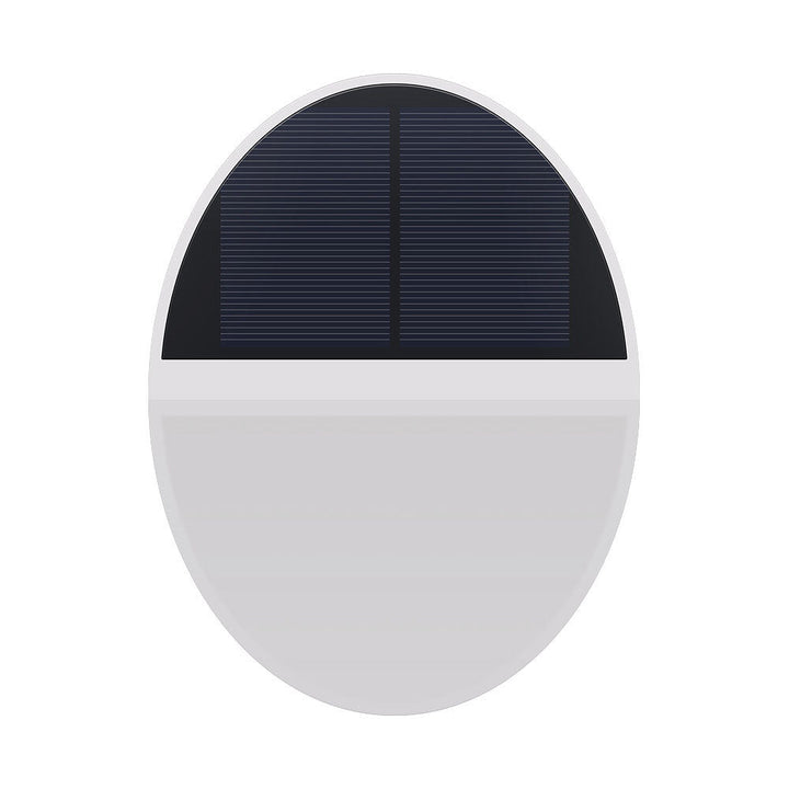 Solar Outdoor Waterproof Round Flat Body Radar Sensor LED Wall Sconce Lamp | Kalsten