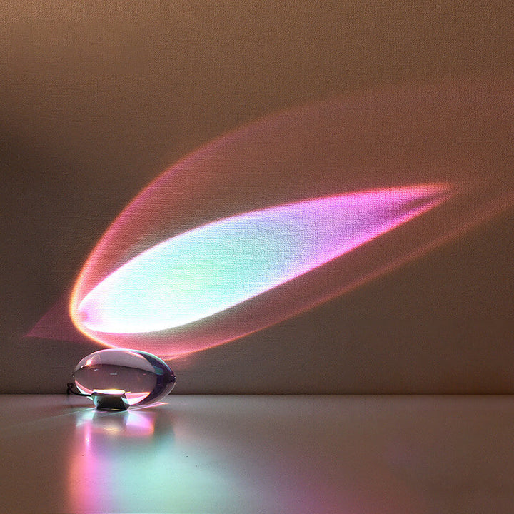 Creative Crystal Projection Angel Eyes LED Table Lamp | Kalsten