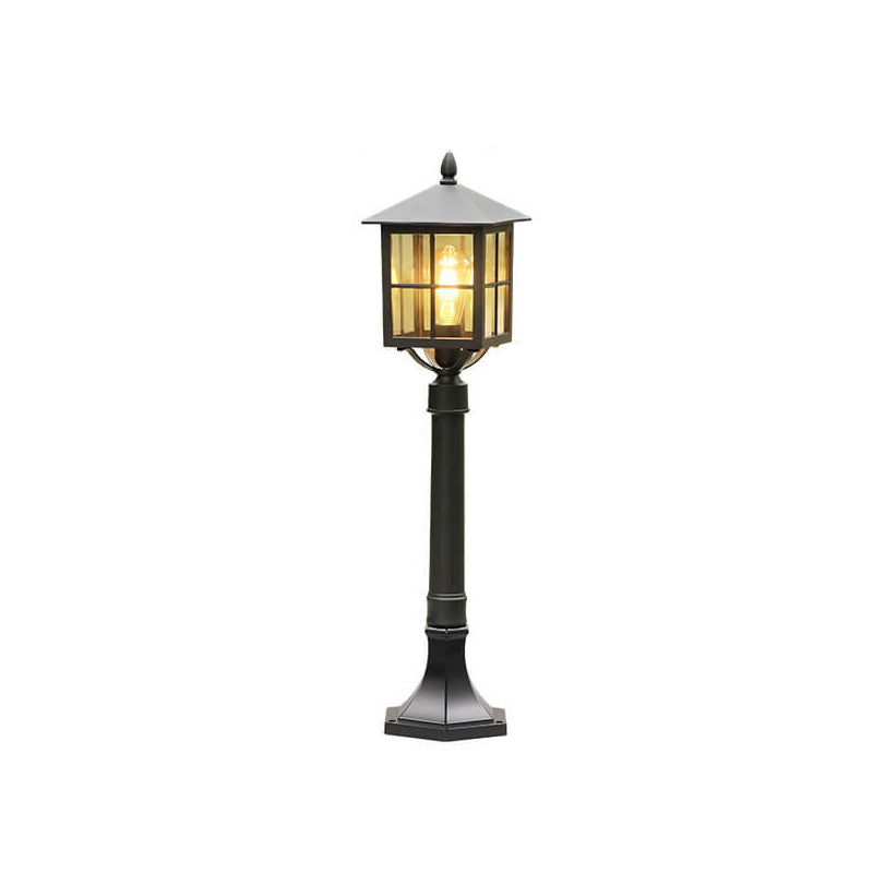 Industrial Solar Waterproof Die-Cast Aluminum Glass 1-Light Outdoor Lawn Landscape Light | Kalsten