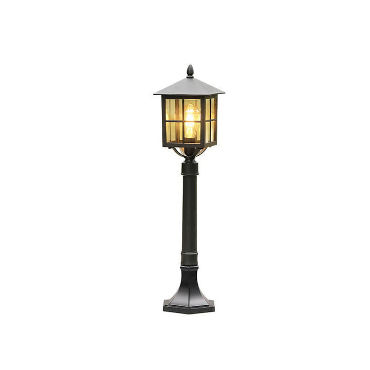 Industrial Solar Waterproof Die-Cast Aluminum Glass 1-Light Outdoor Lawn Landscape Light | Kalsten