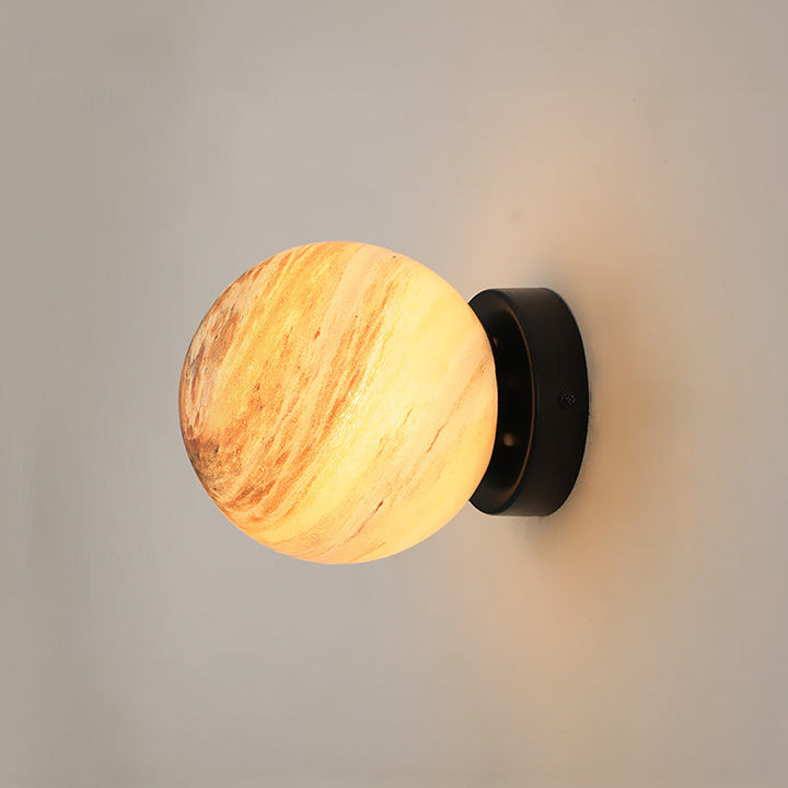 Modern Glass Globe Ceiling Light Kalsten