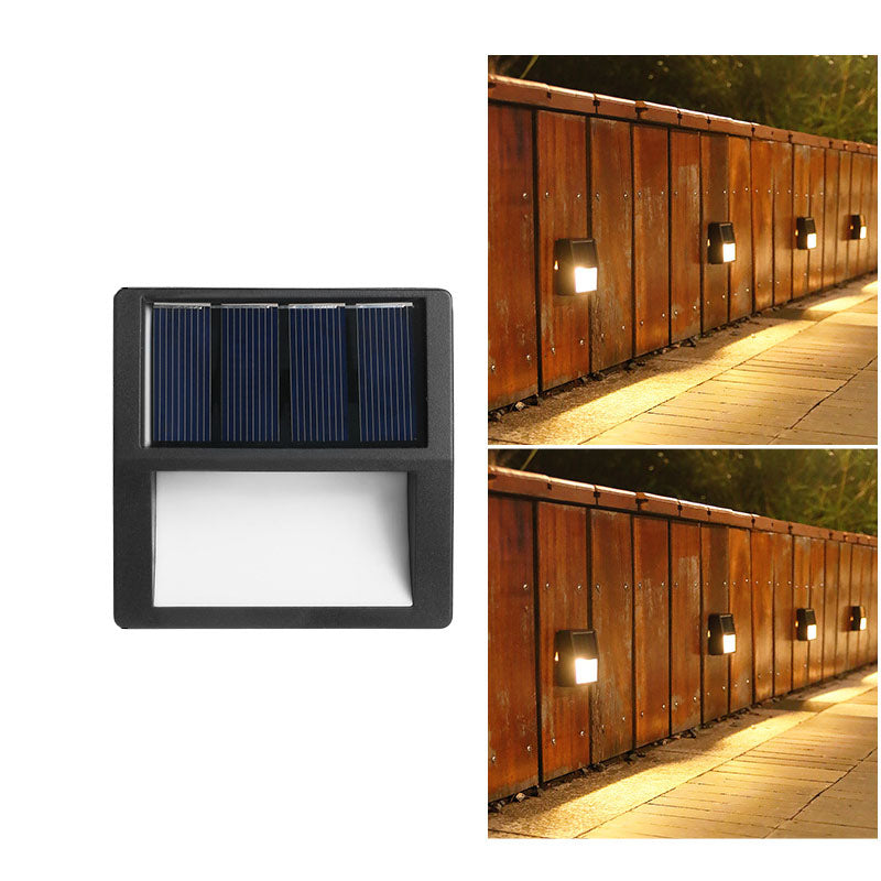 Outdoor Solar Round Square LED Waterproof Patio Step Light | Kalsten