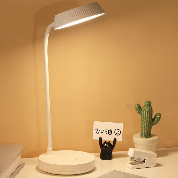 LumaPlate Minimalist LED Table Lamp | USB Charging | Eye Protection | Touch Control | Modern Design | Kalsten