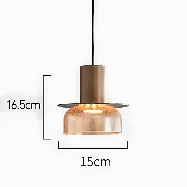 Modern Glass Double Head Pendant Light | Kalsten