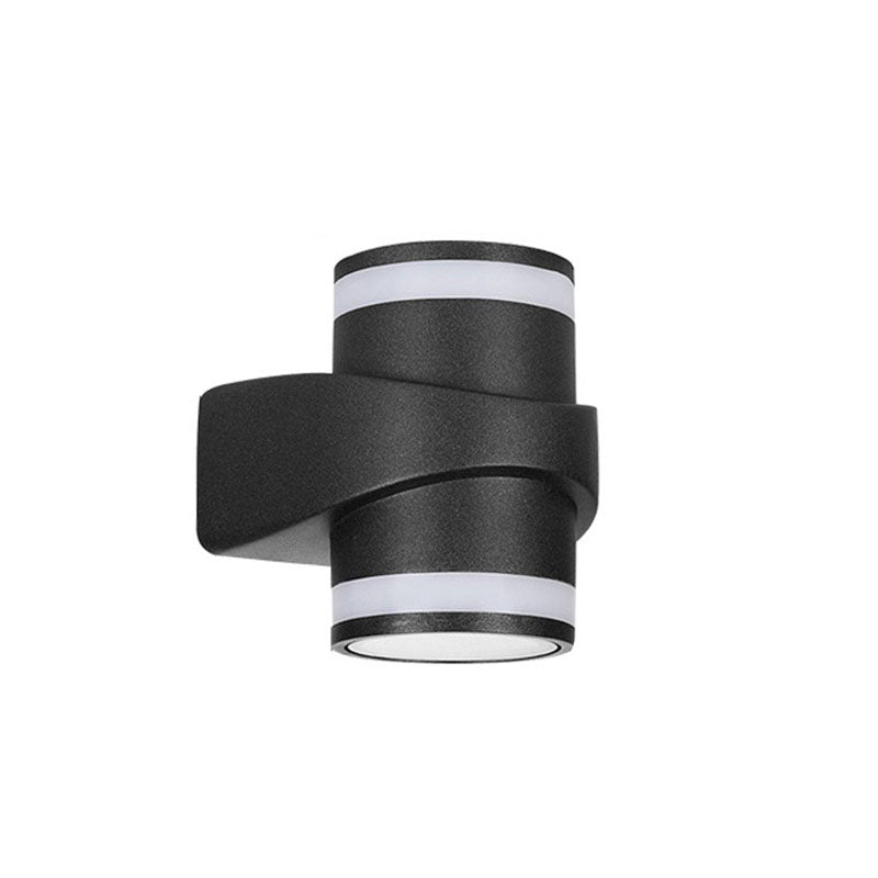 Modern Cylindrical Die-Cast Aluminum LED Waterproof Outdoor Garden Wall Light | Kalsten