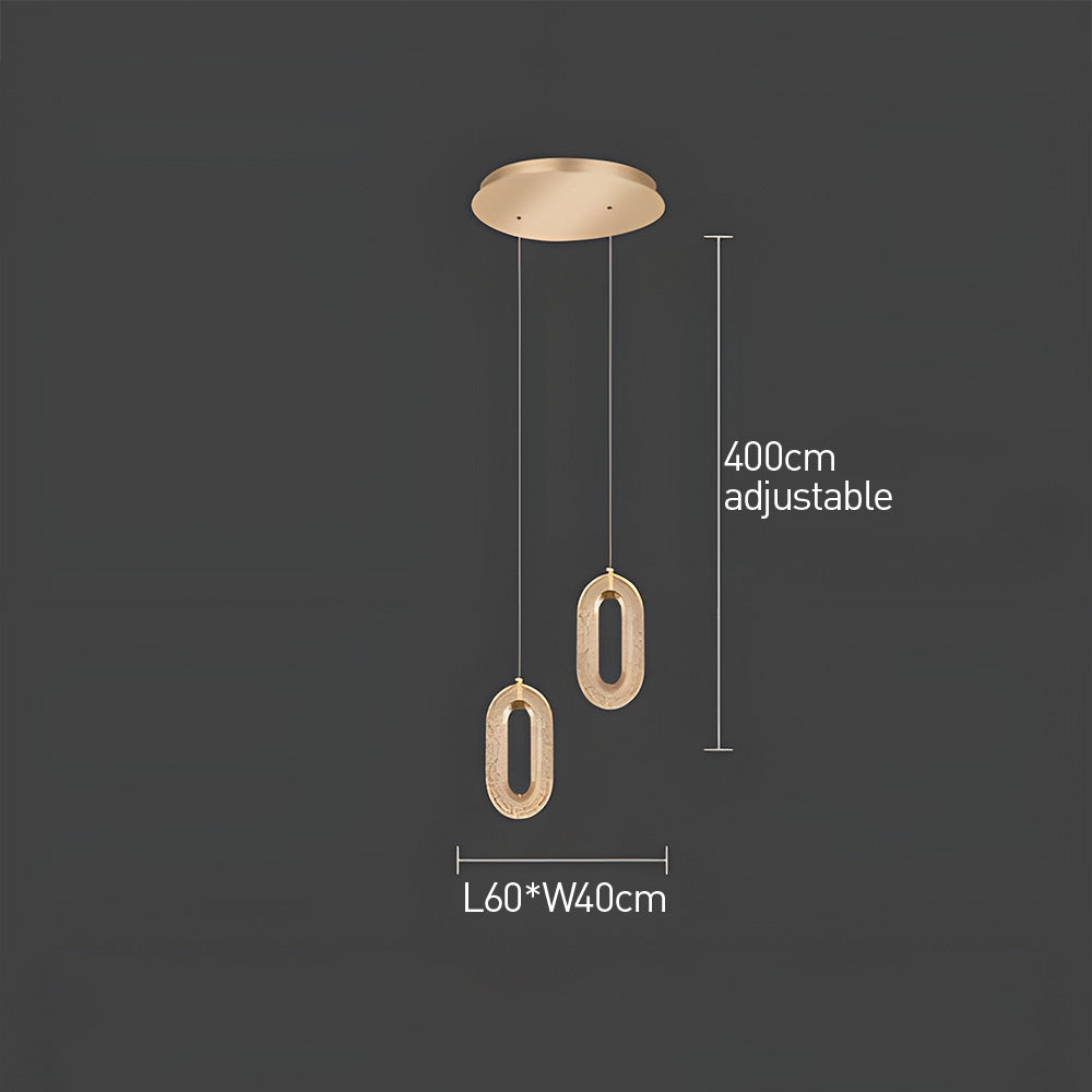 Nordic Modern Zinc Alloy LED Pendant Light For Living Room | Kalsten